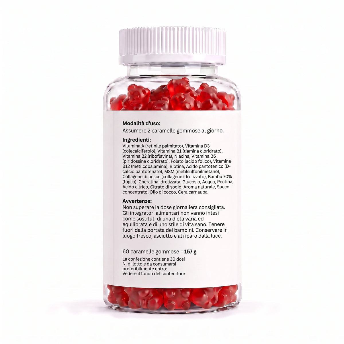 Hair, Skin & Nails Gummies – 60 Gummies
