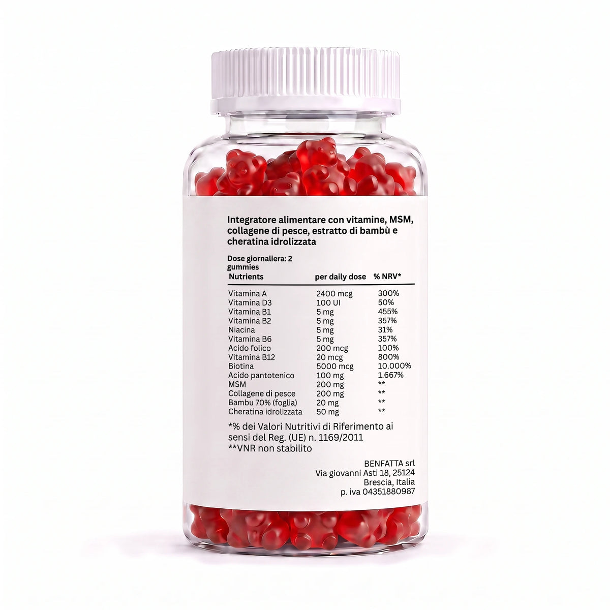 Hair, Skin & Nails Gummies – 60 Gummies